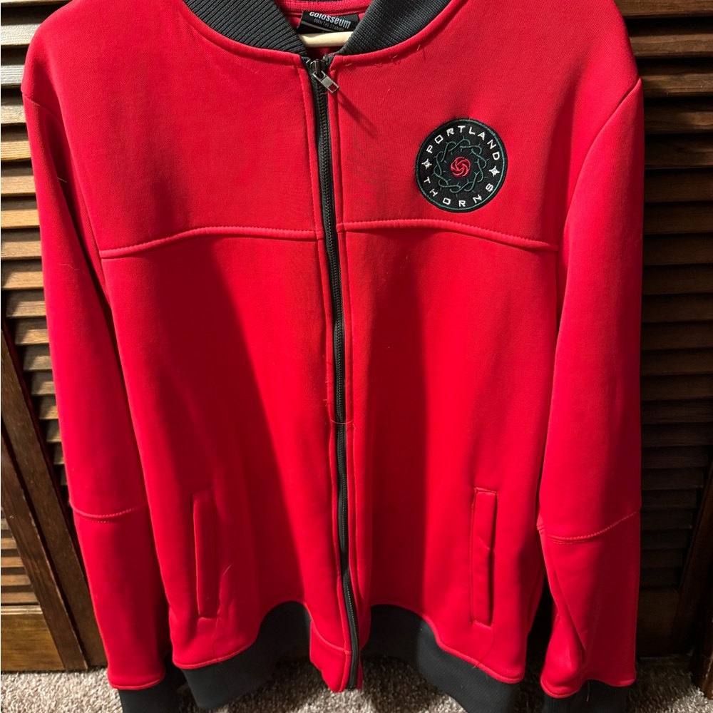 Portland Thorns Red Zip-Up Jacket